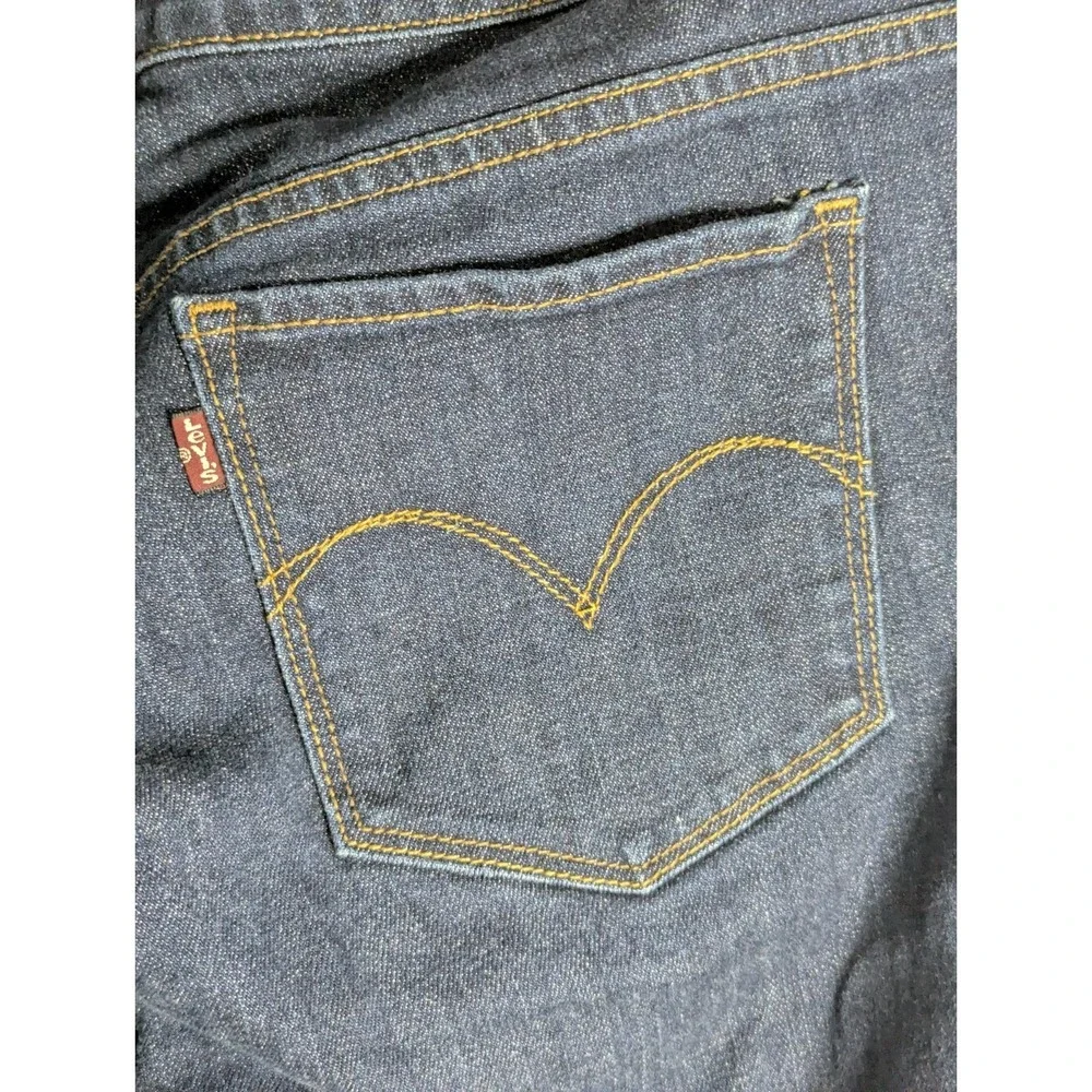 Levis San Francisco slight‎ curve skinny blue jeans womens 18W denim 5 pocket